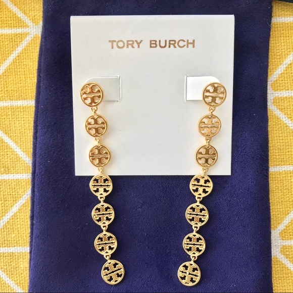 🔥🔥SALE🔥🔥TORY BURCH LOGO DANGLE EARRINGS